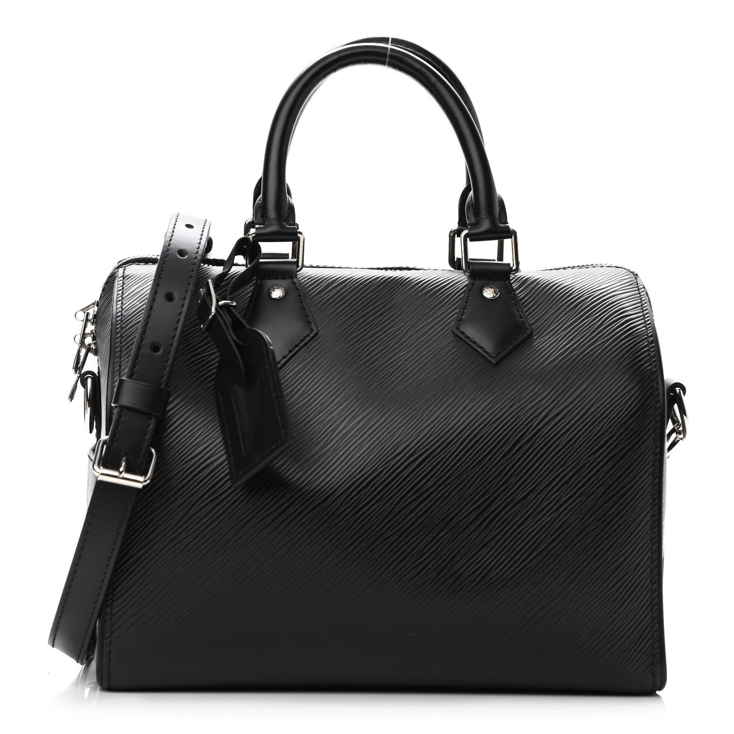 Louis Vuitton Epi Speedy Bandouliere 25 Black 1 of 9