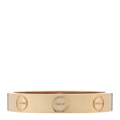 Cartier 18K Yellow Gold 3.5mm LOVE Wedding Band Ring 55 7.25 1 of 5