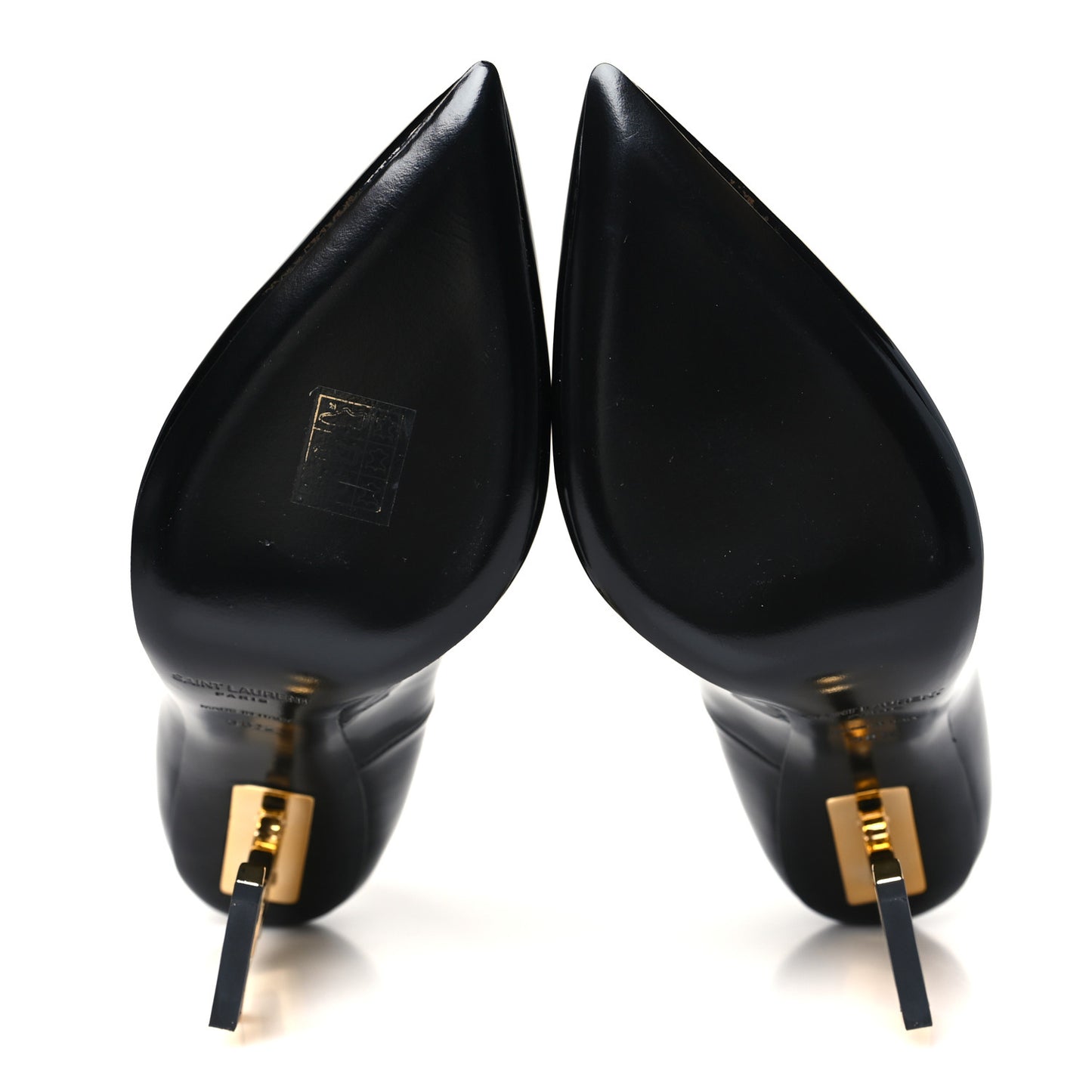 Patent Opyum 110 Pumps 38.5 Black Gold