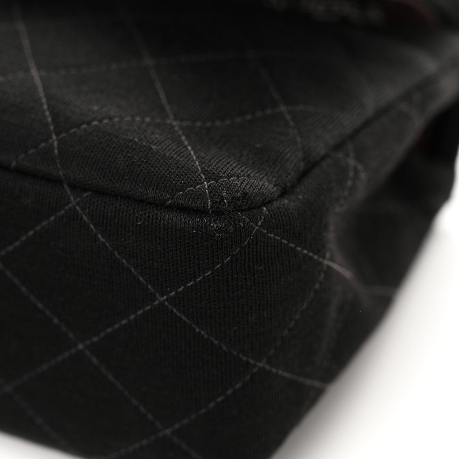 Chanel Jersey Quilted Medium Double Flap Black 21 of 23