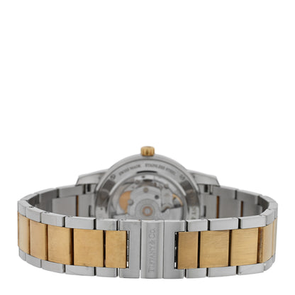 Tiffany Stainless Steel 18K Yellow Gold 37mm Atlas 3-Hand Automatic Watch 3 of 4