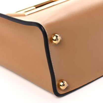 Fendi Vitello King Small Fendi Way Tote Miele Scuro 11 of 12