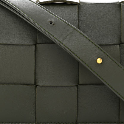 Bottega Veneta Lambskin Maxi Intrecciato Cassette Crossbody Bag Camping 8 of 12