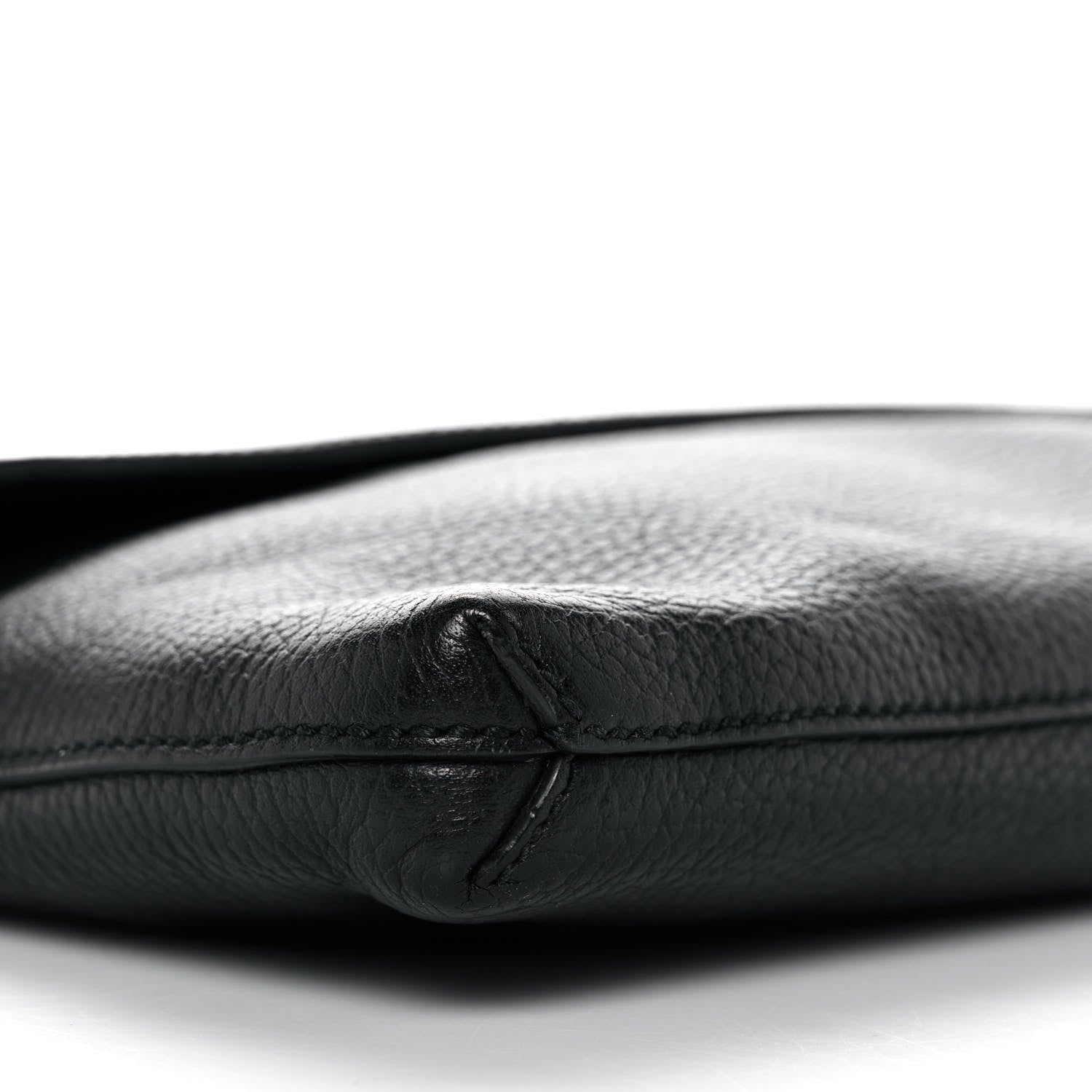 Gucci Pebbled Calfskin Large Portfolio Clutch Black 8 of 9