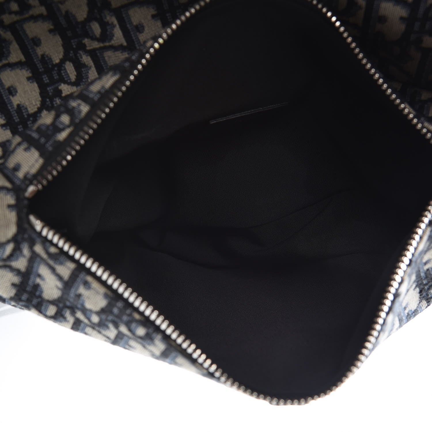 Christian Dior Oblique Saddle Bag Blue 5 of 9