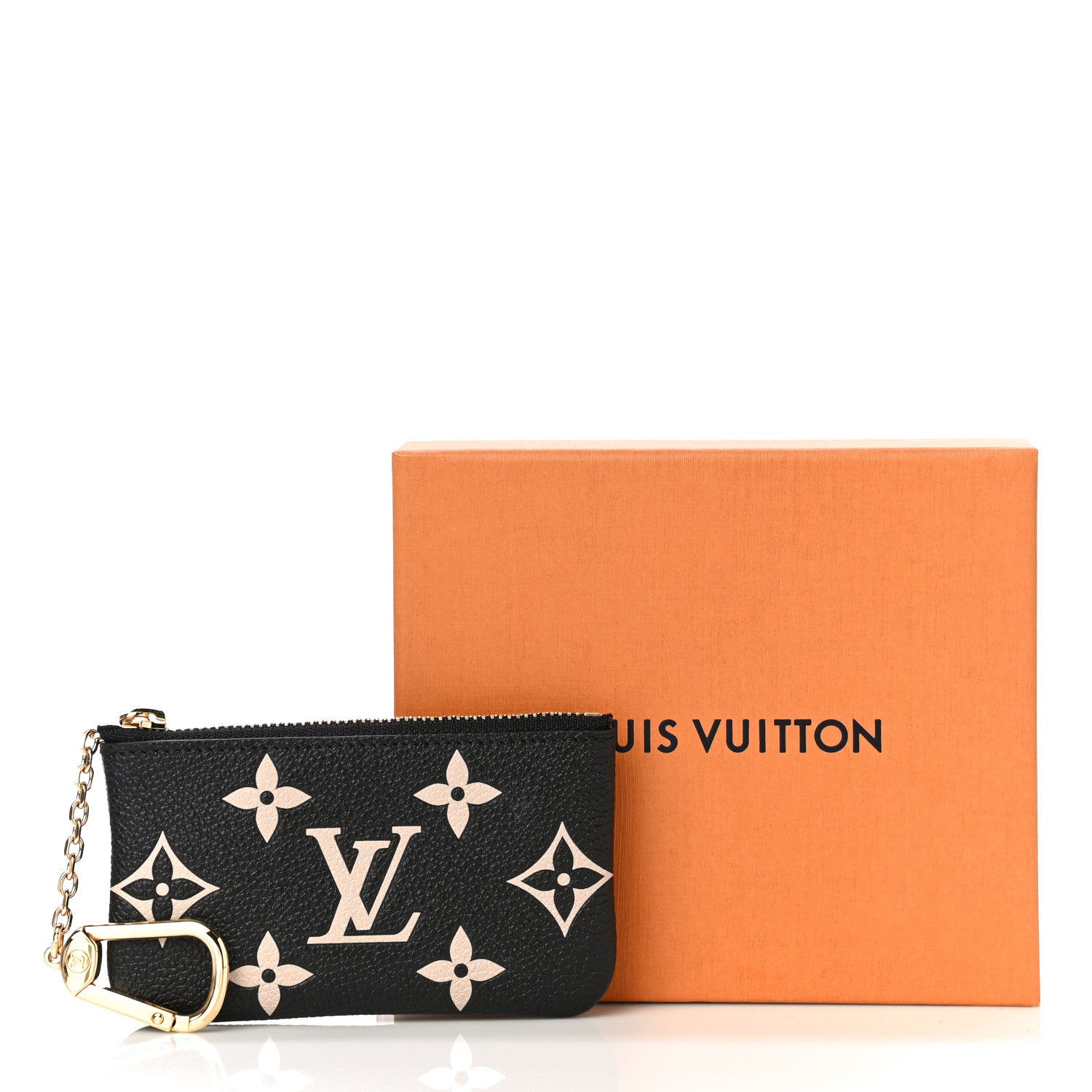 Louis Vuitton Empreinte Monogram Giant Key Pouch Black Beige 10 of 10