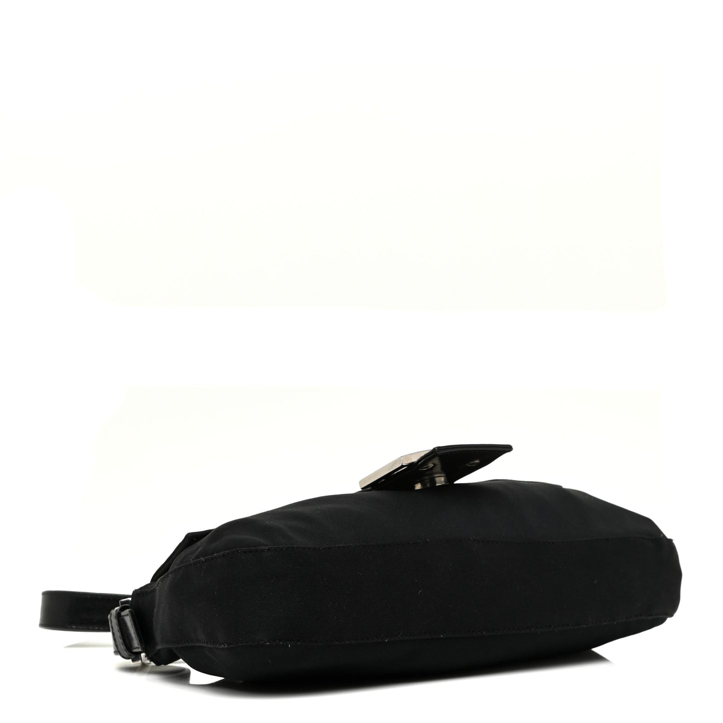 Nylon Baguette Bag Black