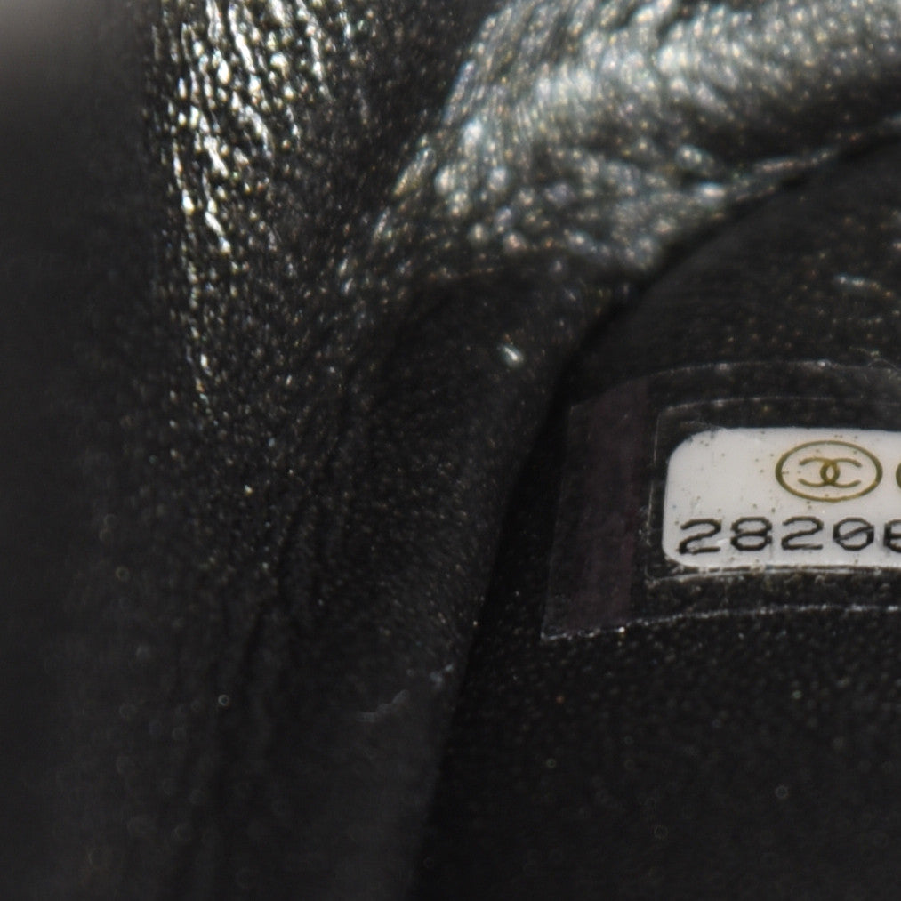 Chanel Glittered Aged Calfskin Quilted 2.55 Reissue 226 Flap Black 9 of 11
