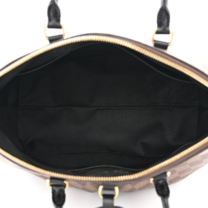 Louis Vuitton Damier Ebene Odeon Tote MM Black 5 of 10