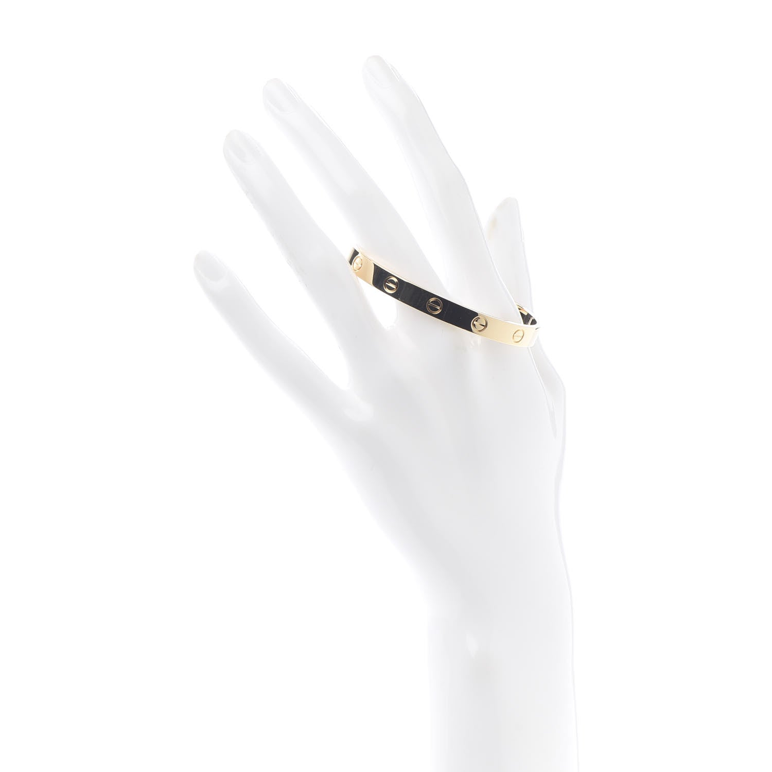 Cartier 18K Yellow Gold LOVE Cuff Bracelet 17 2 of 6