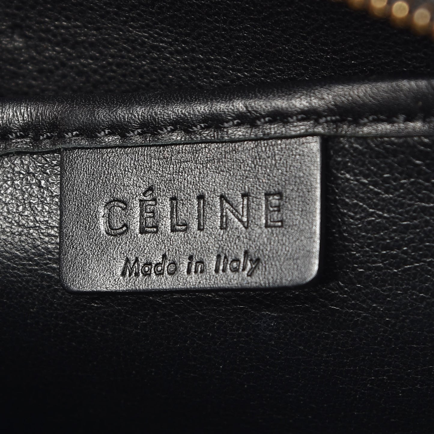 Smooth Calfskin Nano Luggage Black