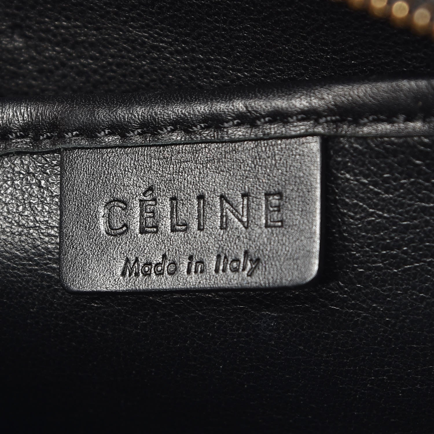 Celine Smooth Calfskin Nano Luggage Black 7 of 13