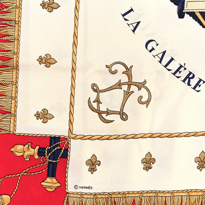 Hermes Silk Vue Du Carosse De La Galere La Reale Scarf 90 3 of 3