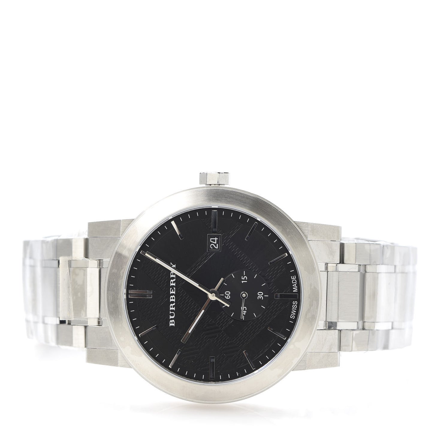 Stainless Steel 42mm Quartz Watch Black BU9901