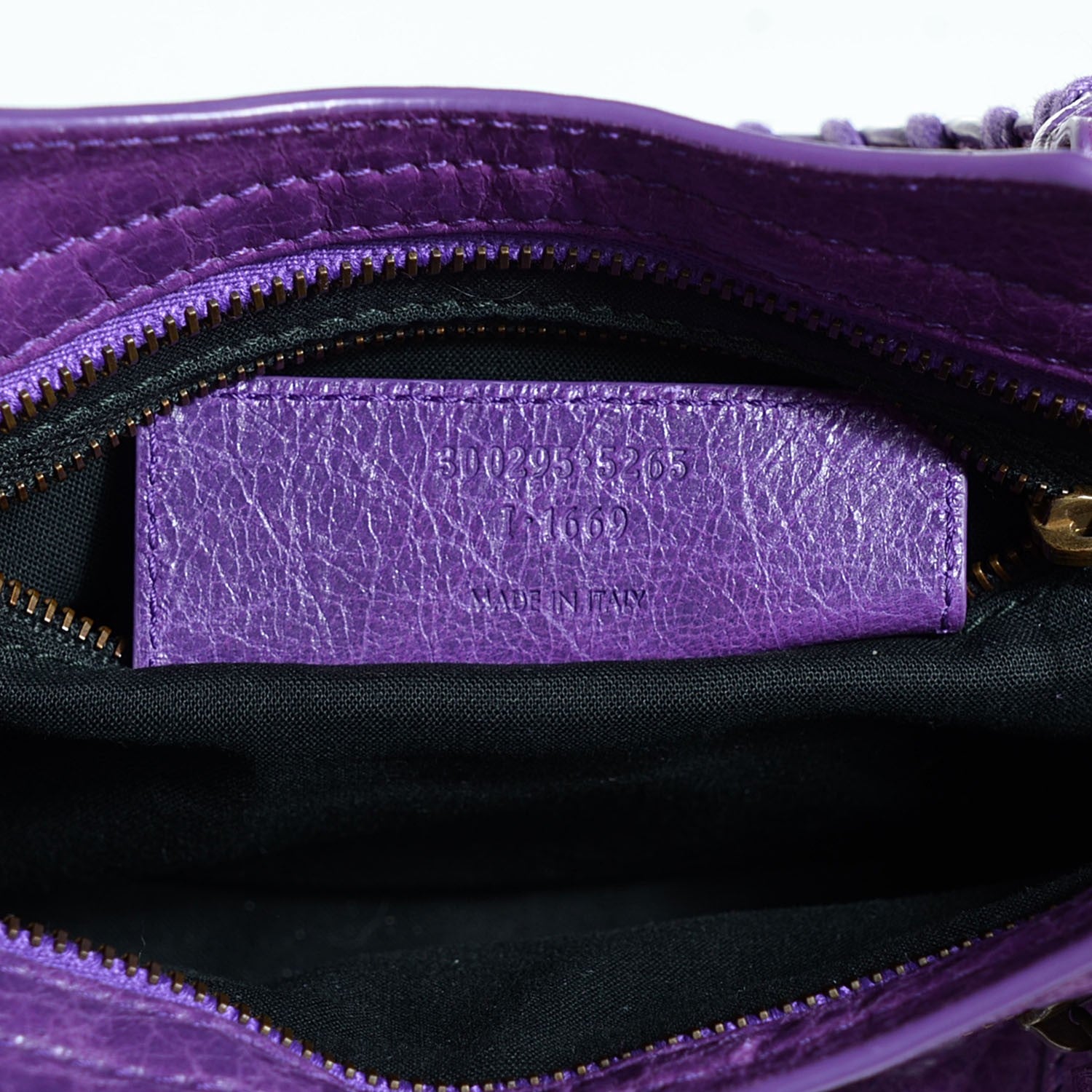 Balenciaga Agneau Classic Hardware Mini City Ultraviolet 7 of 12