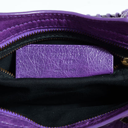Balenciaga Agneau Classic Hardware Mini City Ultraviolet 7 of 12