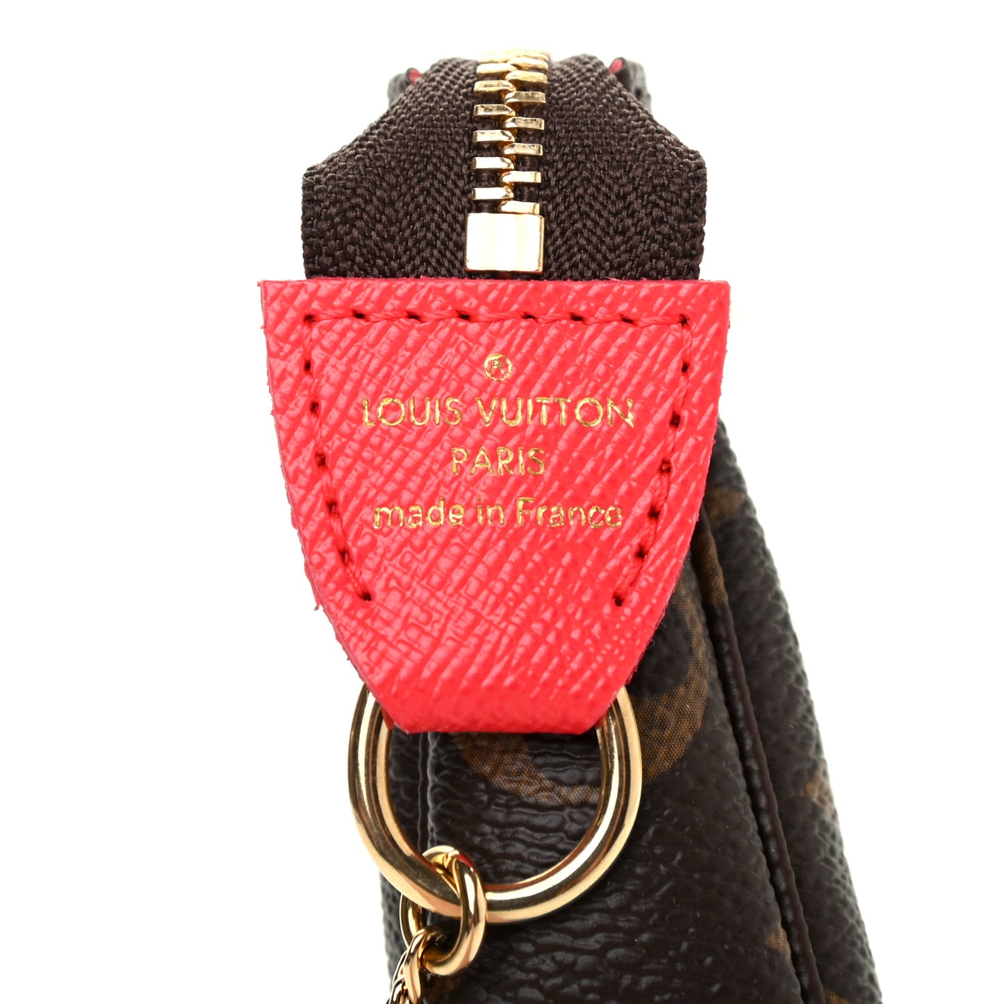 Monogram 2021 Christmas Animation London Mini Pochette Accessories Red