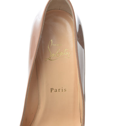 Christian Louboutin Patent Pigalle 85 Pumps 38.5 Nude 5 of 15