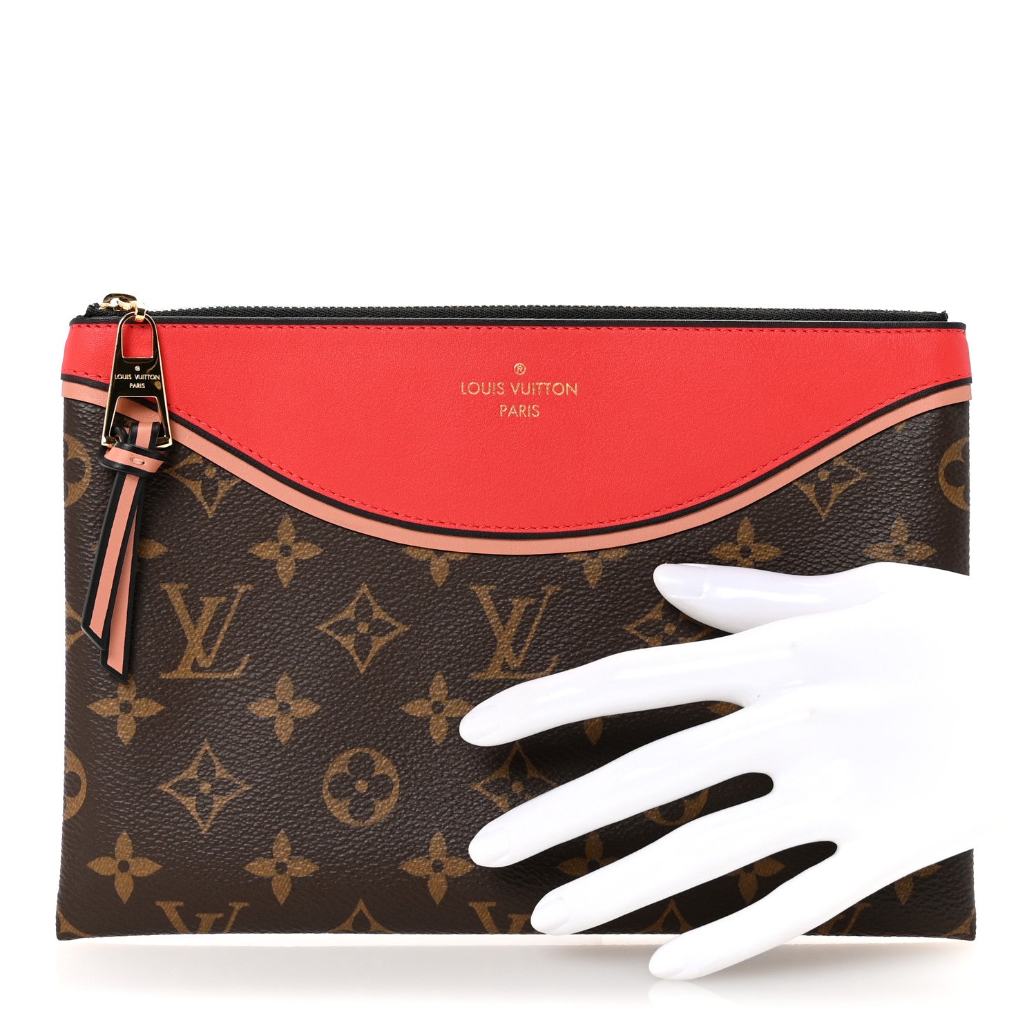 Louis Vuitton Monogram Tuileries Pochette Red 1778508 – FASHIONPHILE