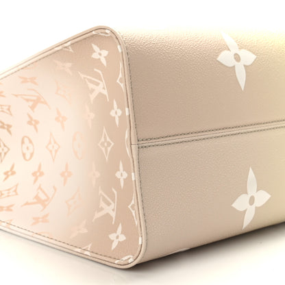 Louis Vuitton Monogram Giant Spring In The City Onthego MM Sunset Kaki 7 of 9
