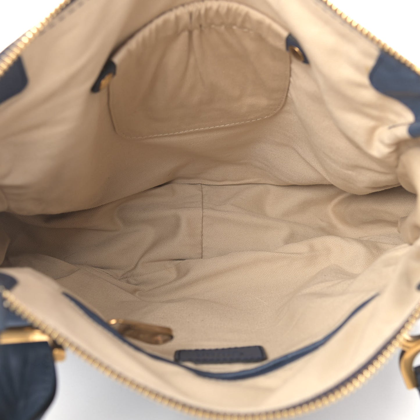 Suede Calfskin Braided Medium Marcie Satchel Navy