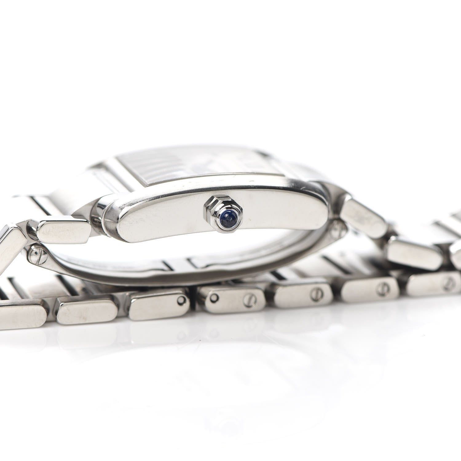 Cartier Stainless Steel 20mm Tank Francaise Quartz Watch 6 of 7