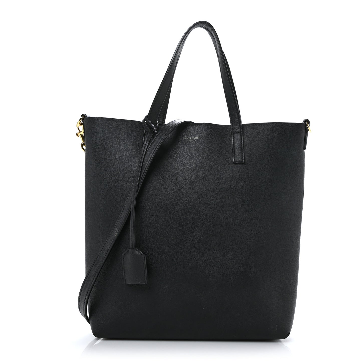Calfskin Toy Shopping Tote Black