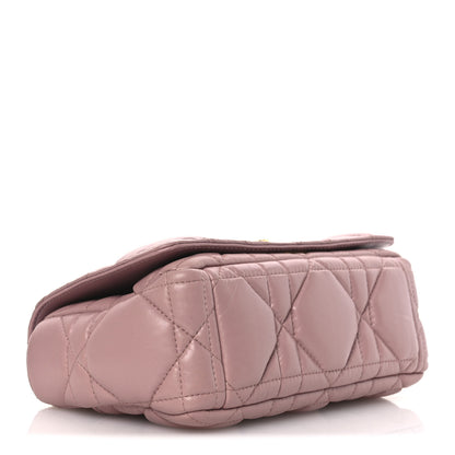 Christian Dior Lambskin Macrocannage Small Dior Caro Bag Pink 4 of 11
