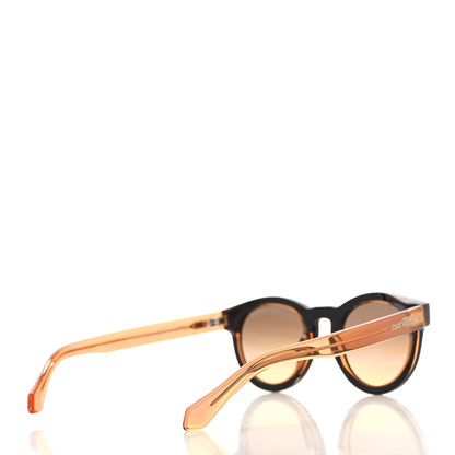 Louis Vuitton Acetate LV Urban Round Sunglasses Z2404W Black Orange 4 of 7