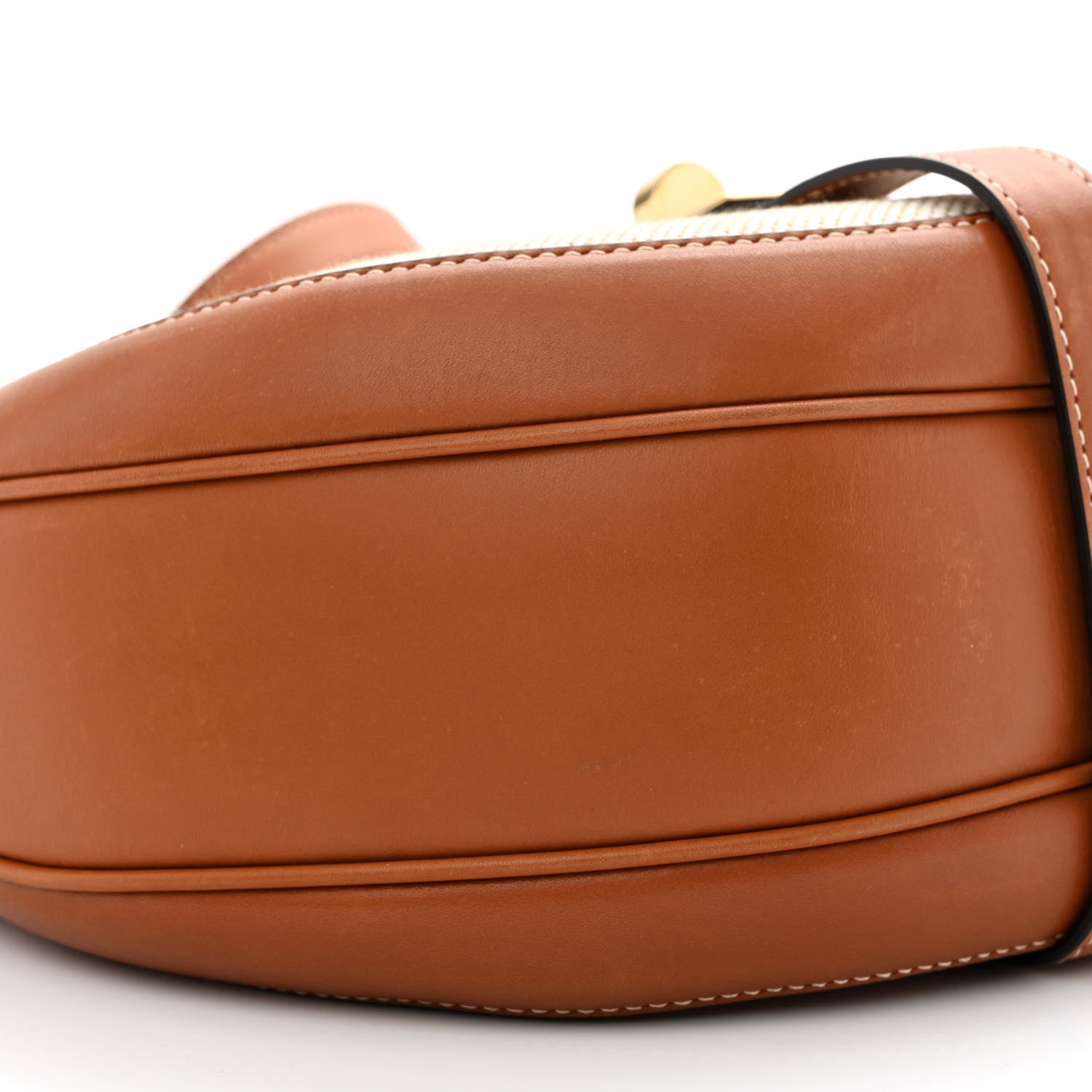 Celine Textile Natural Calfskin Medium Besace 16 Tan 9 of 10