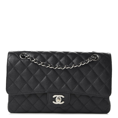 Chanel Caviar Quilted Medium Double Flap Black 1 of 10