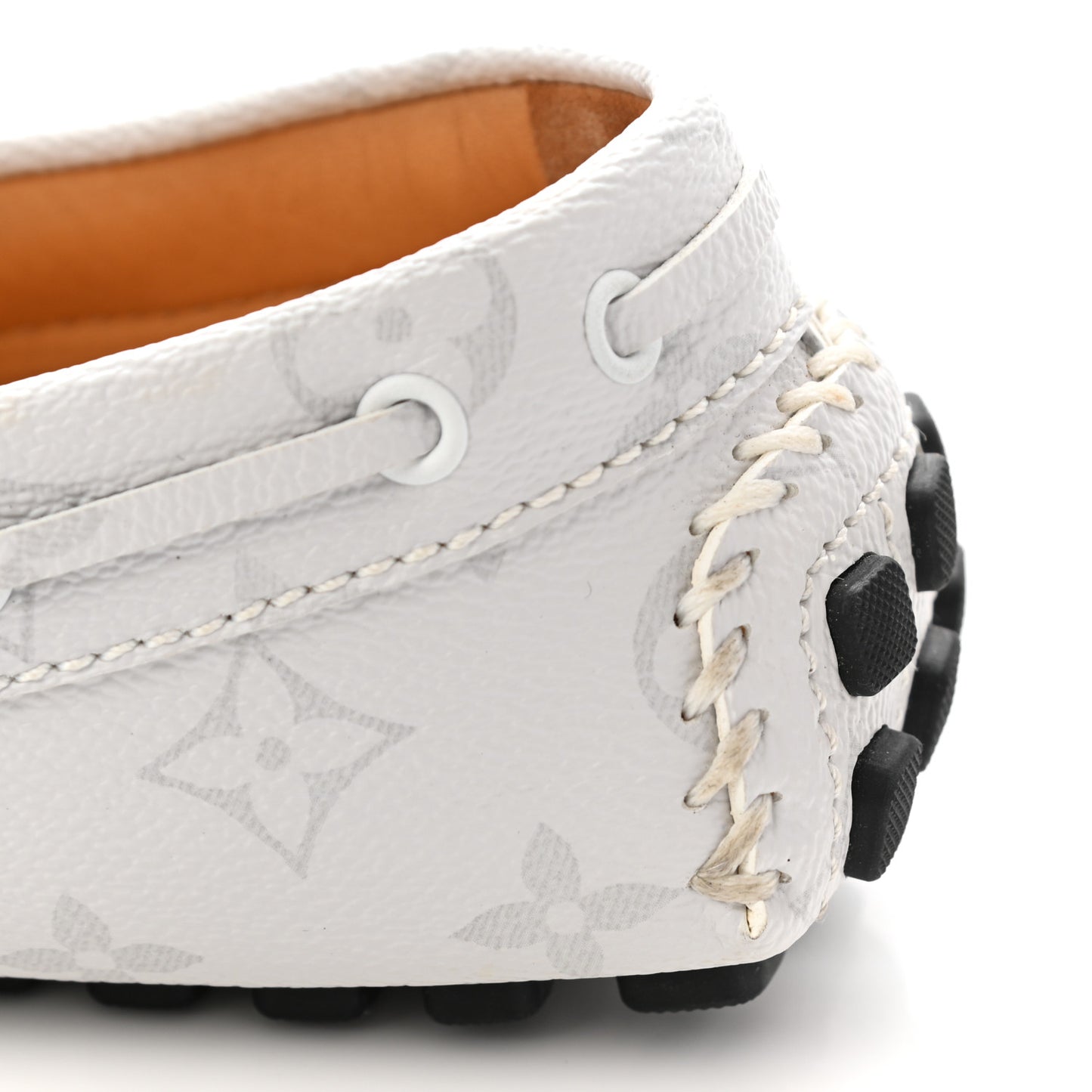 Monogram Mens Arizona Car Shoe Moccasin Loafers 10
