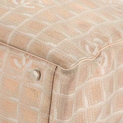 Chanel Nylon Medium Travel Tote Beige 9 of 10