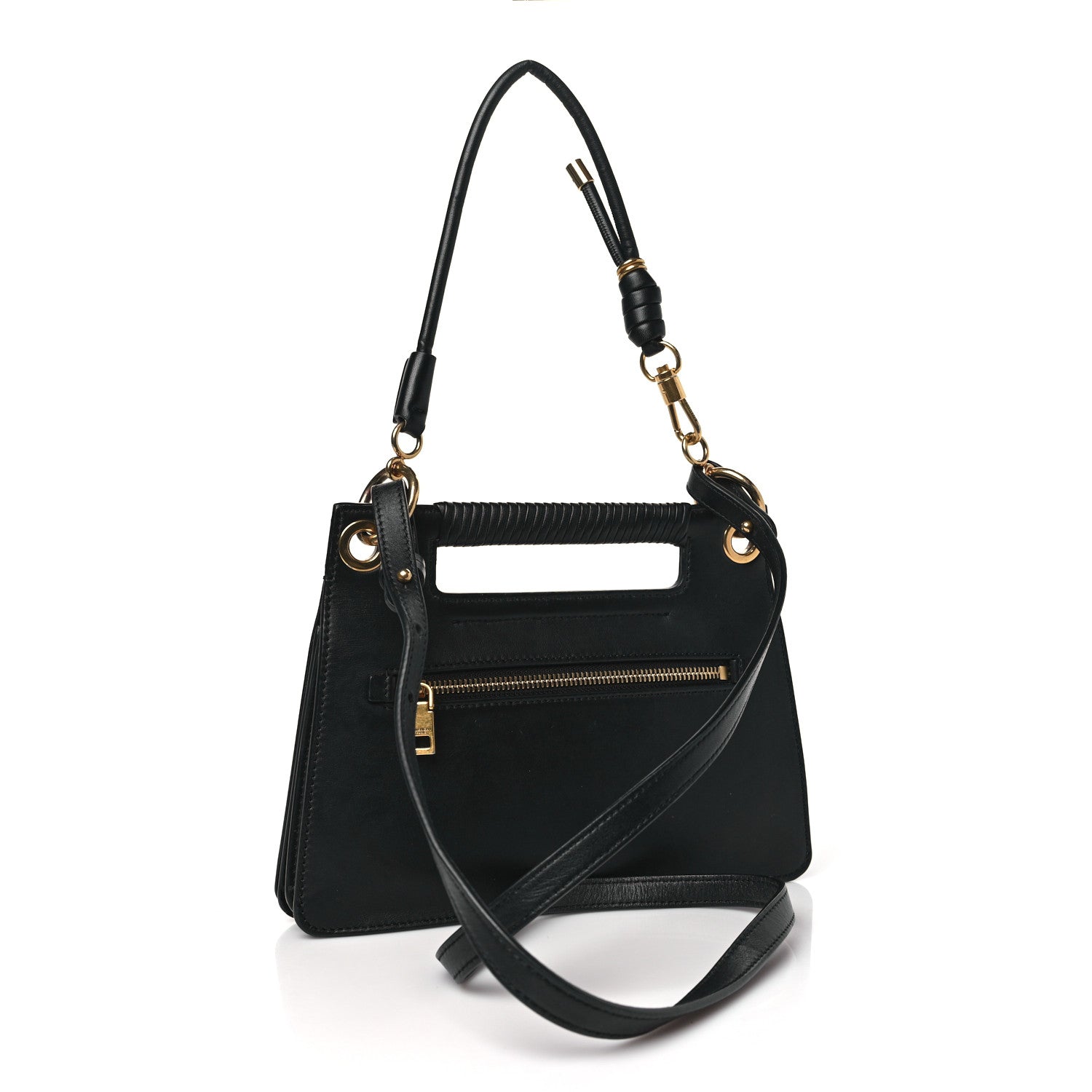 Givenchy Calfskin Small Whip Top Handle Crossbody Black 3 of 9