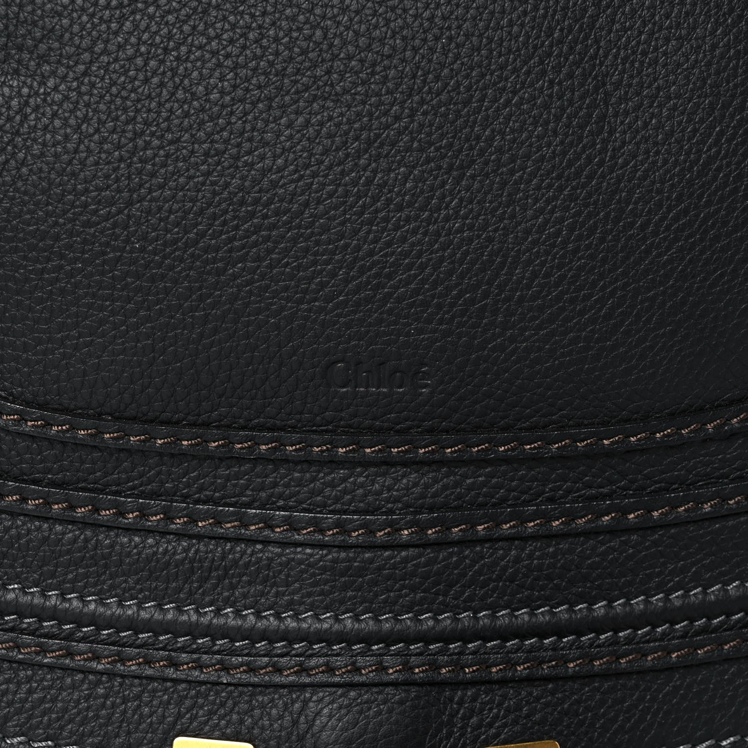 Chloe Calfskin Medium Marcie Top Handle Bag Black 10 of 12
