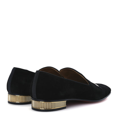 Christian Louboutin Veau Velour Mens Colonnaki Cruise Venetian Flat Loafer 42 Black 5 of 11