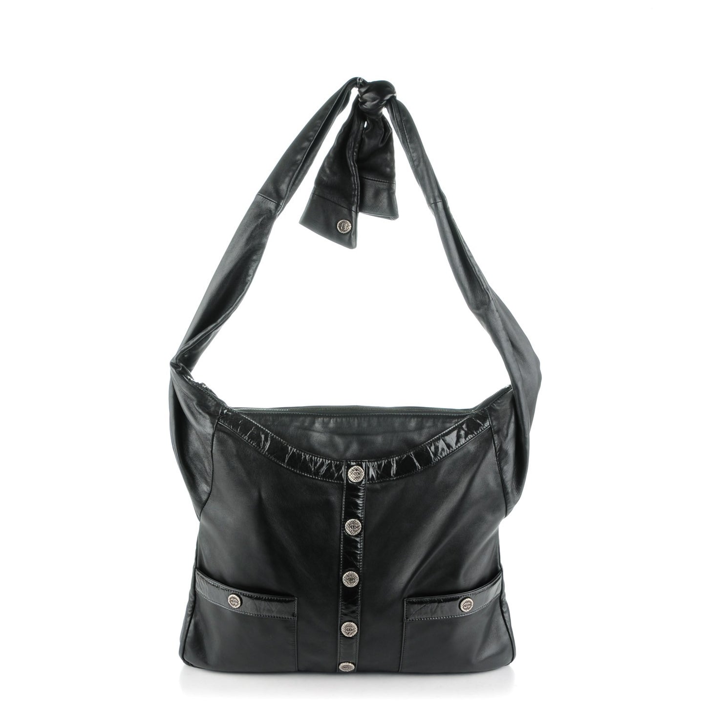 Lambskin Large Girl Bag Black