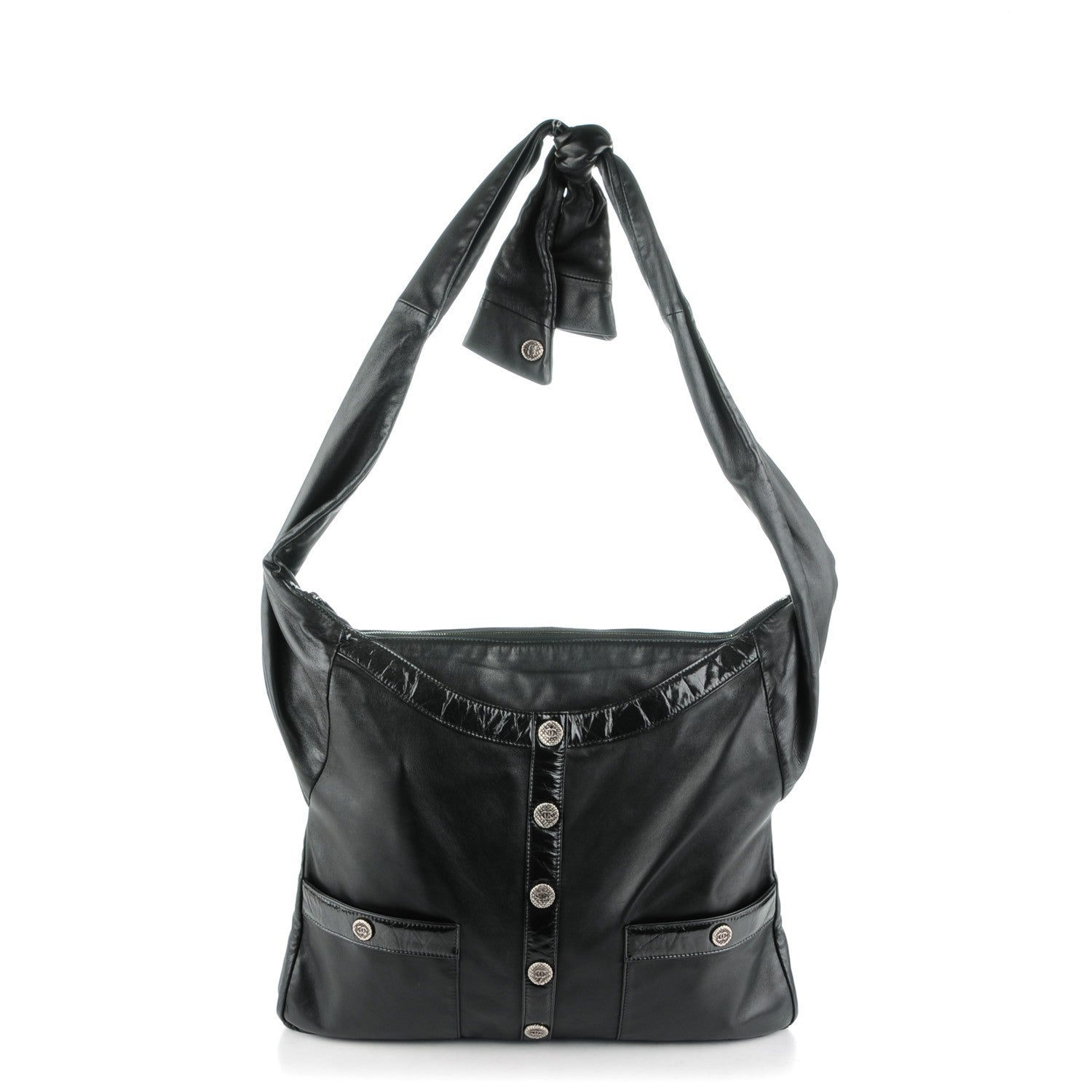 Chanel Lambskin Large Girl Bag Black 1 of 7