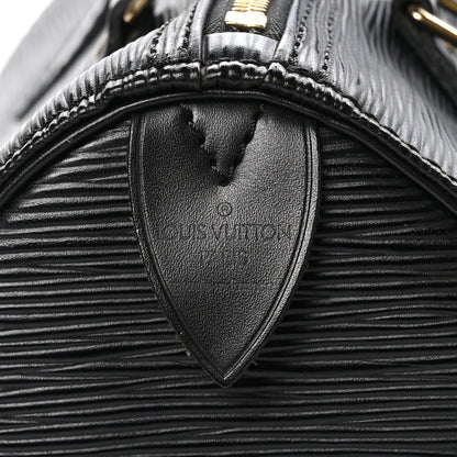 Louis Vuitton Epi Speedy 25 Black 7 of 12