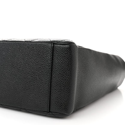 Chanel Caviar Quilted Petit Shopping Tote PST Black 9 of 11