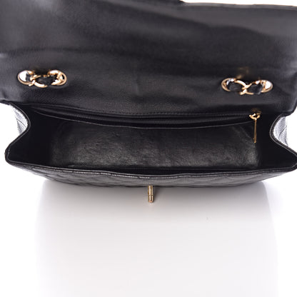 Chanel Caviar Quilted Jumbo Single Flap Black 5 of 12