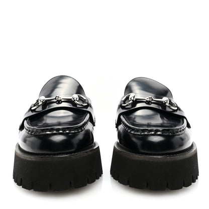Gucci Magnum Calfskin Womens Horsebit Platform Mules 40.5 Black 3 of 7