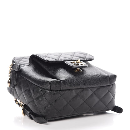 Chanel Caviar Quilted Small CC Day Backpack Black 4 of 8