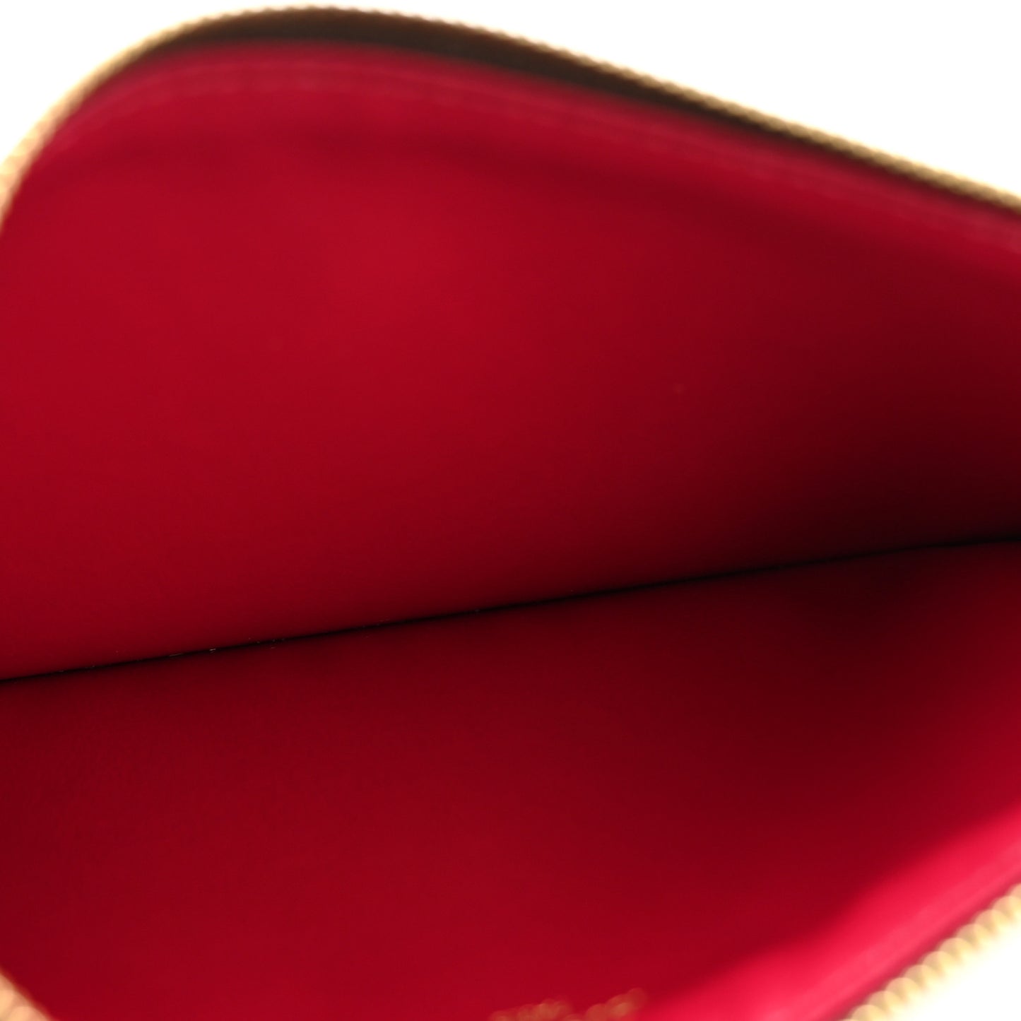 Monogram Felicie Chain Wallet Zippered Insert Fuchsia