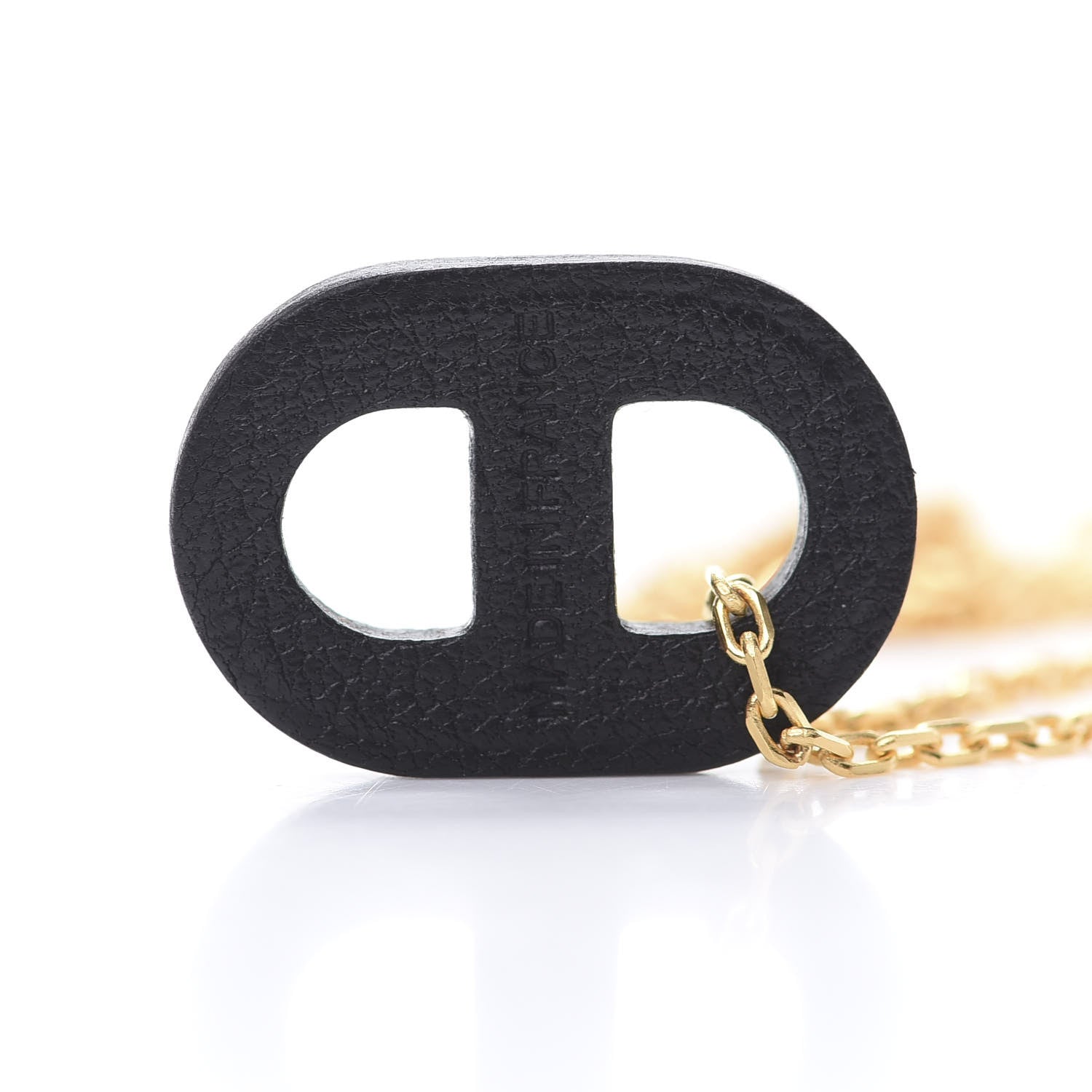 Hermes Swift O'Maillon Pendant Necklace Black 5 of 6