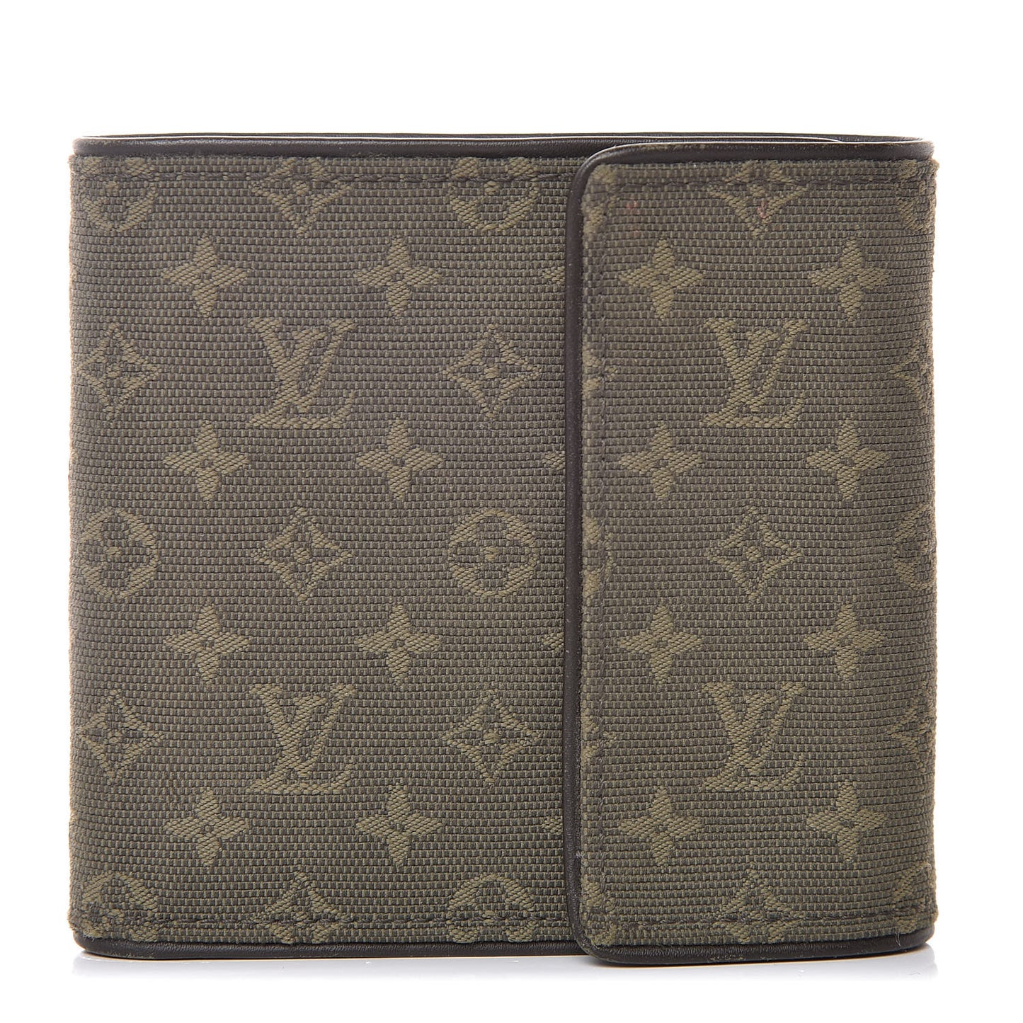 Mini Monogram Compact Wallet Kaki