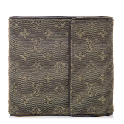 Louis Vuitton Mini Monogram Compact Wallet Kaki 1 of 5