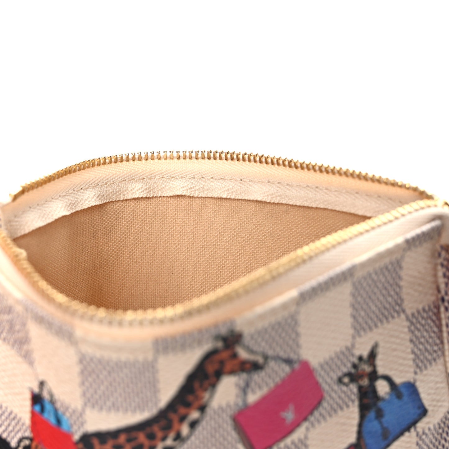 Damier Azur 2017 Christmas Animation Mini Pochette Accessories
