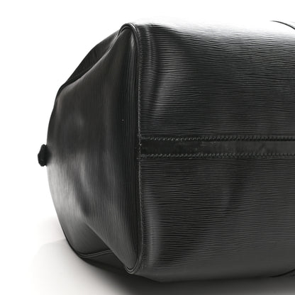 Louis Vuitton Epi Keepall 55 Black 10 of 12