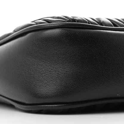 Miu Miu Nappa Matelasse Shoulder Bag Black 9 of 10